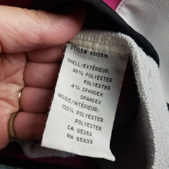 POINT  ZERO women's jacket Utility pink grey fleece lined - Picture 4 of 11